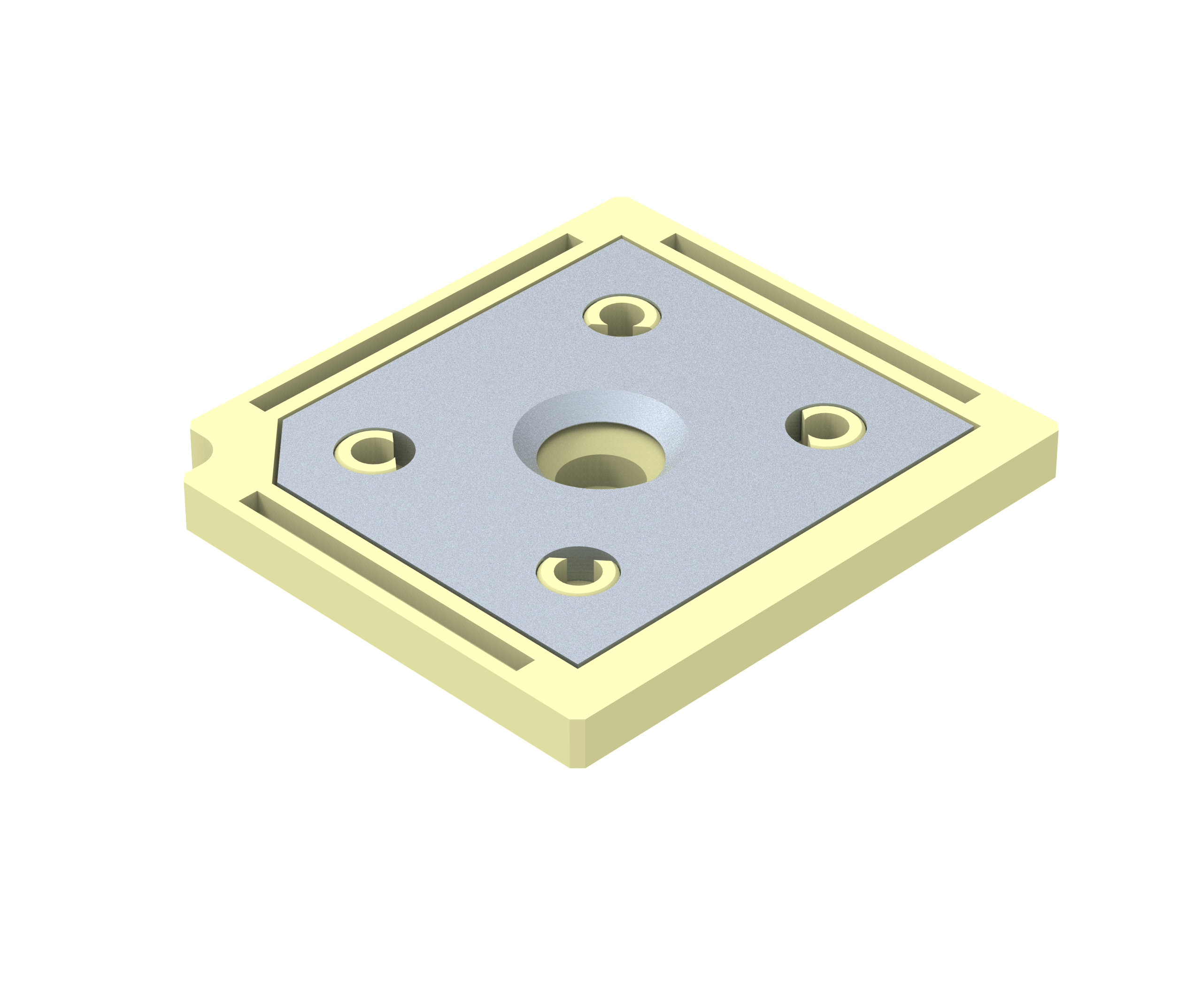 Thin white lid